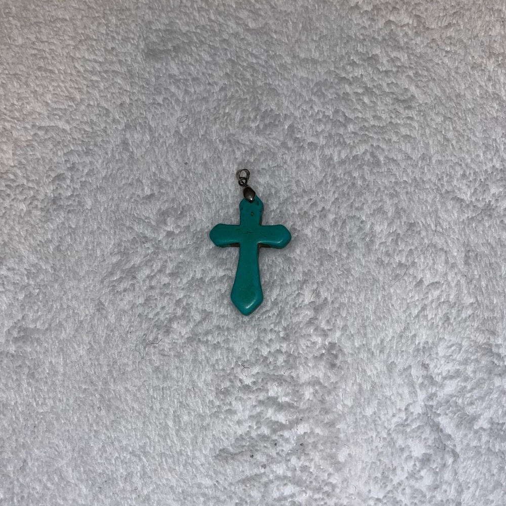 Turquoise Cross Pendant